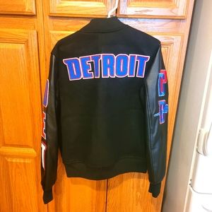 Detroit Pistons Varsity Jacket Small